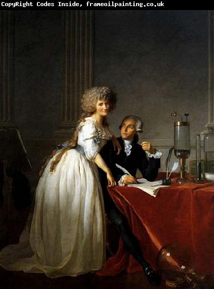 Jacques-Louis  David Portrait of Antoine-Laurent and Marie-Anne Lavoisier
